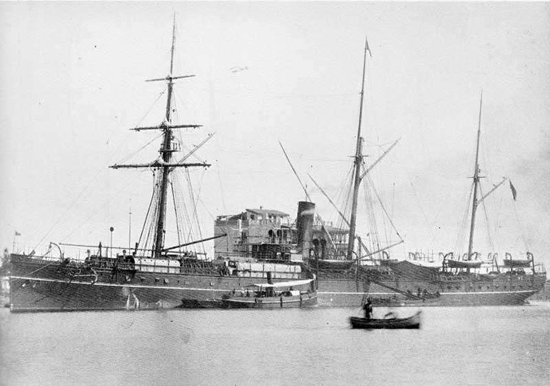 英国籍蒸汽轮船布哈拉号 (SS Bokhara)， 1892 年时载运香港板球协会的成员到上海参加比赛，回程途经台湾北部时遭遇台风，最后沉没于澎湖姑婆屿附近，造成约 130 人不幸身亡，仅 20 余人获救。图片来源│臧振华