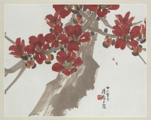 陳樹人《紅棉》：木棉花是嶺南代表花卉。 圖片來源│嶺南美術館