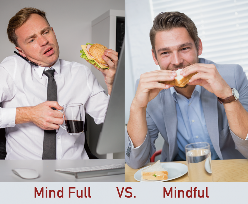 吃飯時，你是煩惱一堆的 Mind Full ，還是享受當下滋味的 Mindful ？圖│研之有物