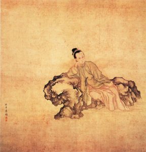 李清照像，清代崔錯繪。圖│Cui Cuo (崔错), attributed to Zhao Bingzhen school – Palace Museum, Beijing