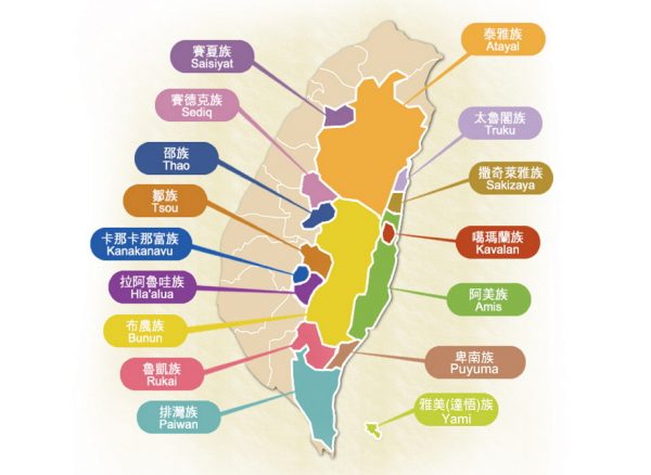 早期的原住民 9 族是指：阿美族、泰雅族、排灣族、布農族、卑南族、魯凱族、鄒族、賽夏族、達悟族。2001 至 2014 年陸續新增：邵族、噶瑪蘭族、太魯閣族、撒奇萊雅族、賽德克族、拉阿魯哇族、卡那卡那富族，共計 16 個官方認定族群。 圖｜中華民國原住民知識經濟發展協會