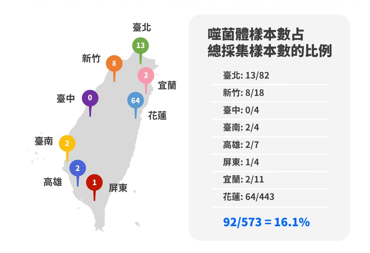 Dr. Lowary 團隊目前已經鑑定出的噬菌體種類。 圖|研之有物(資料來源|Dr. Lowary)